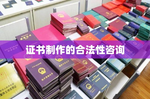 娄星证书制作的合法性咨询